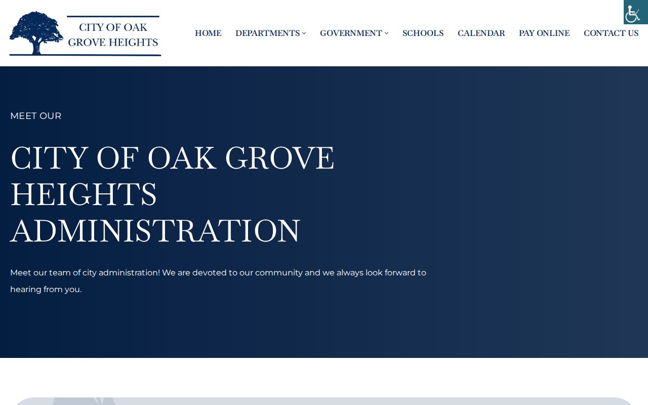 Oak Grove Heights warrant records official city administration route